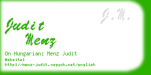 judit menz business card